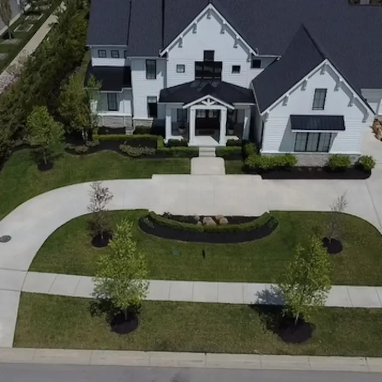 Custom Touch Landscaping Aerial Landscaping Photo