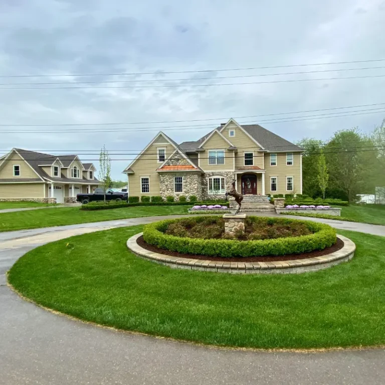 a home after receiving custom touch outdoors property maintenance services